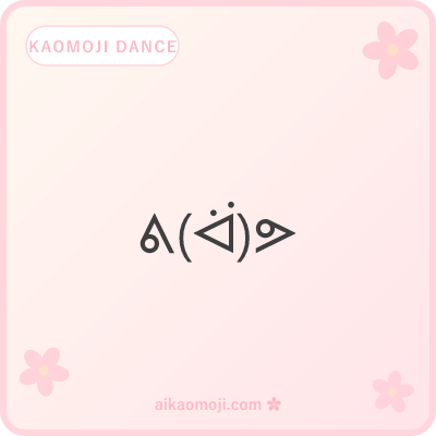 Kaomoji dance — full-body Canadian syllabics and step-pair general dance variants
