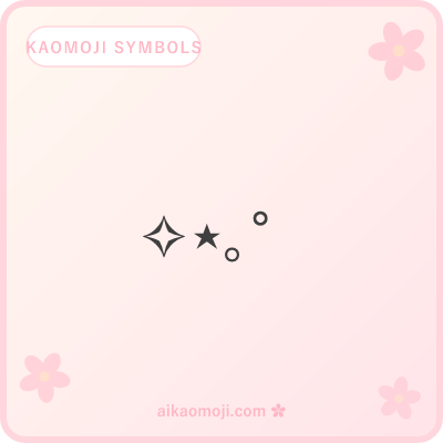 Kaomoji symbols and emoticons — decorative Unicode characters used inside kaomoji