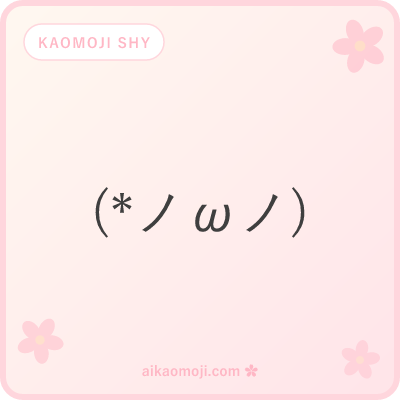 Kaomoji shy — general plain ノ hand hide-face variants without deco